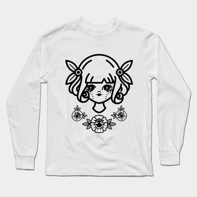 Makoto girl Long Sleeve T-Shirt by cunchun